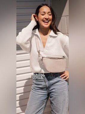 Smash and Tess Megan Waffle Sweater